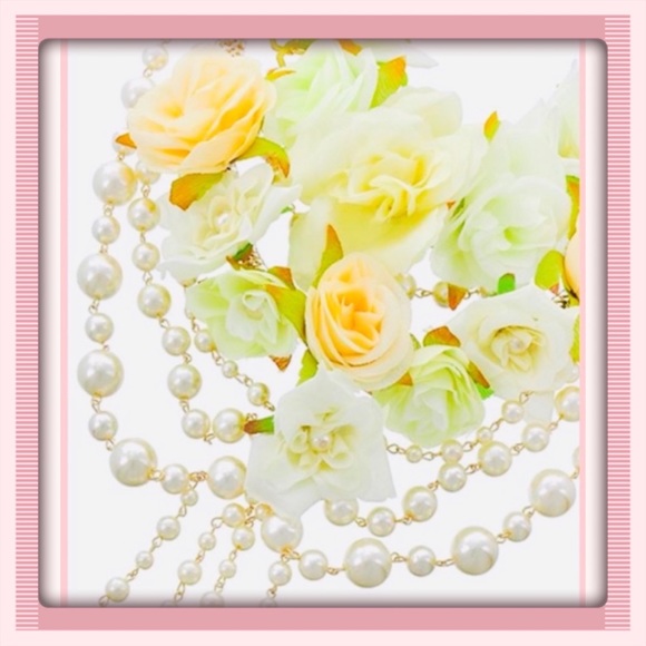 🛍New Dripping in Pearls 3D Necklace Set - Picture 2 of 2